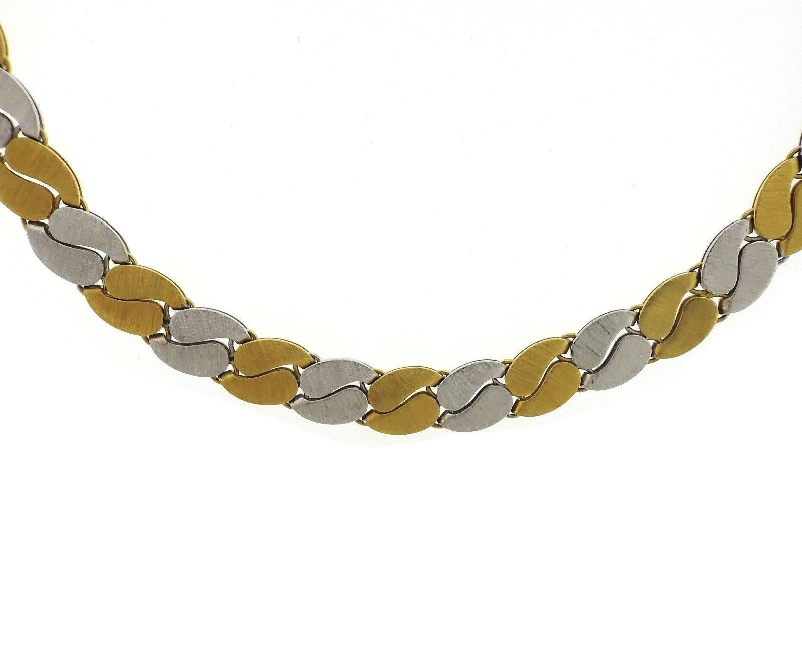 Mario Buccellati Two Color Gold Necklace 1