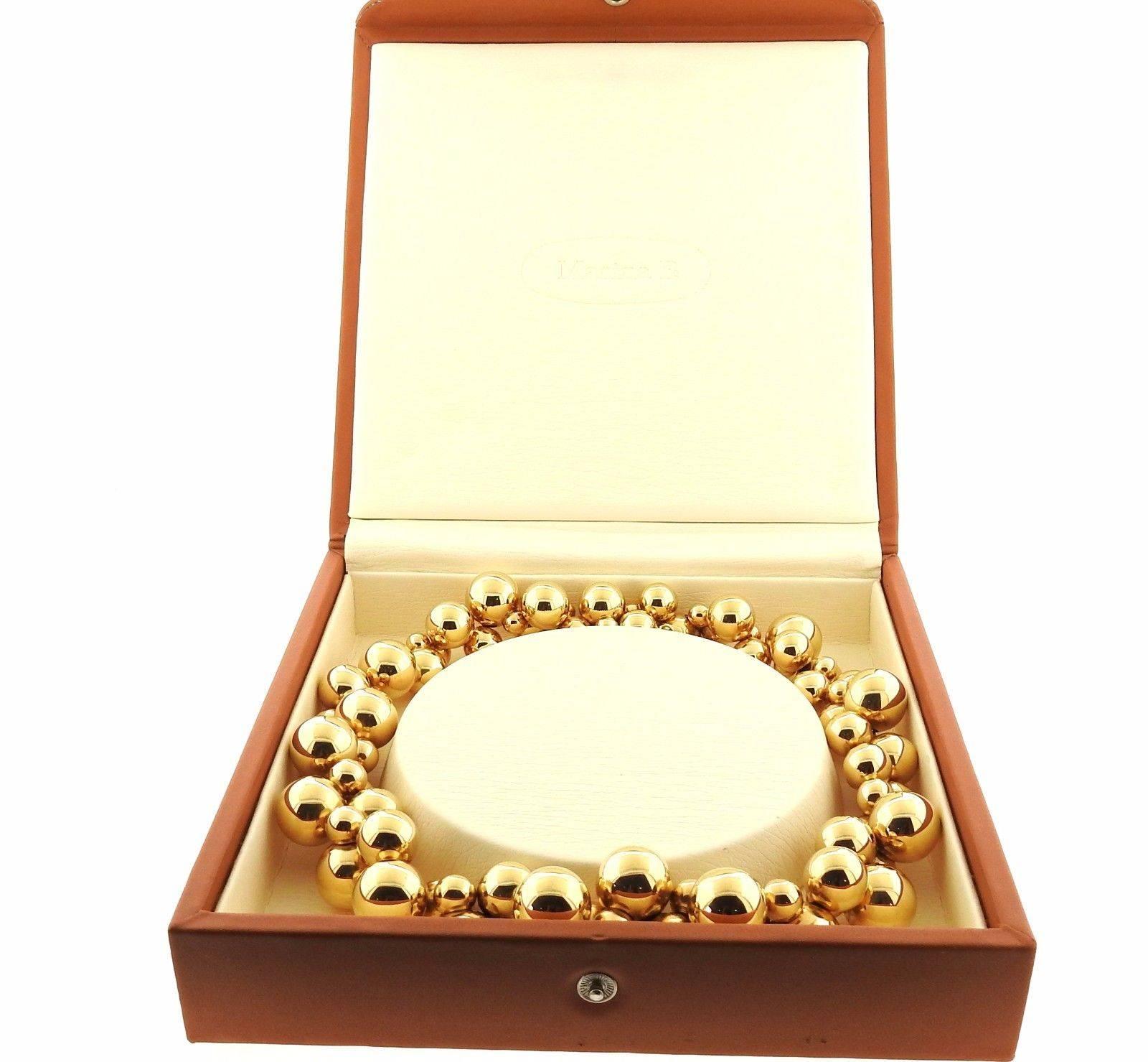 Women's Marina B Atomo Gold Sphere Necklace
