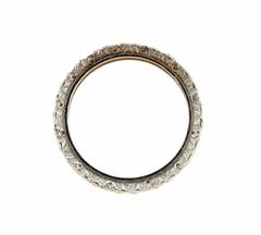 Buccellati Two Color Gold Wedding Band Ring