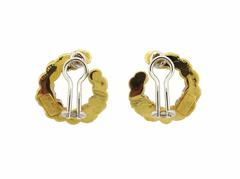Buccellati Gold Diamond Earrings