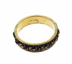 Buccellati Gold Sterling Silver Wedding Band Ring