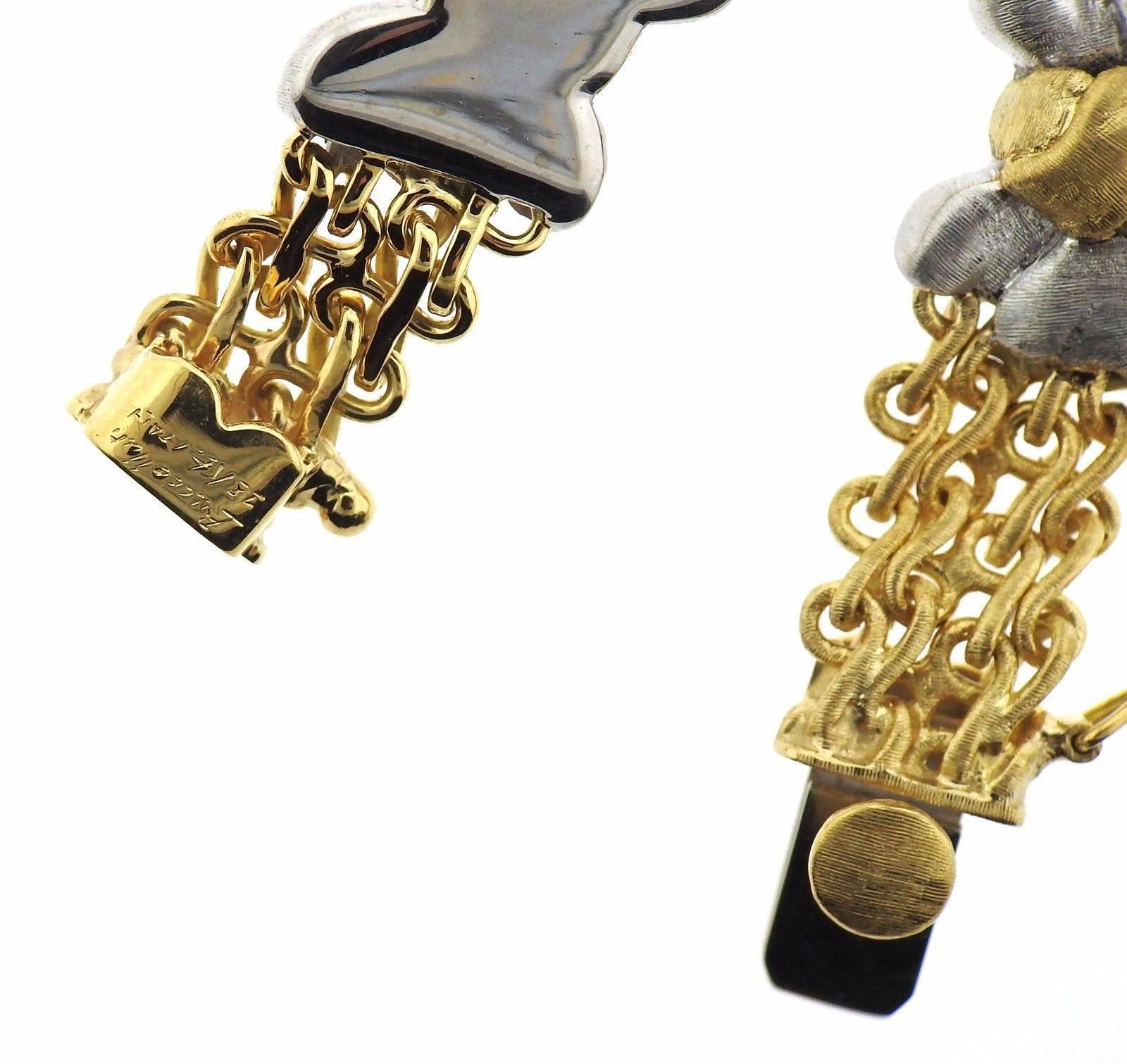 Buccellati Gold Bow Motif Bracelet In New Condition In Lambertville, NJ