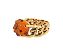 Pomellato Lola Gold Madeira Quartz Ring