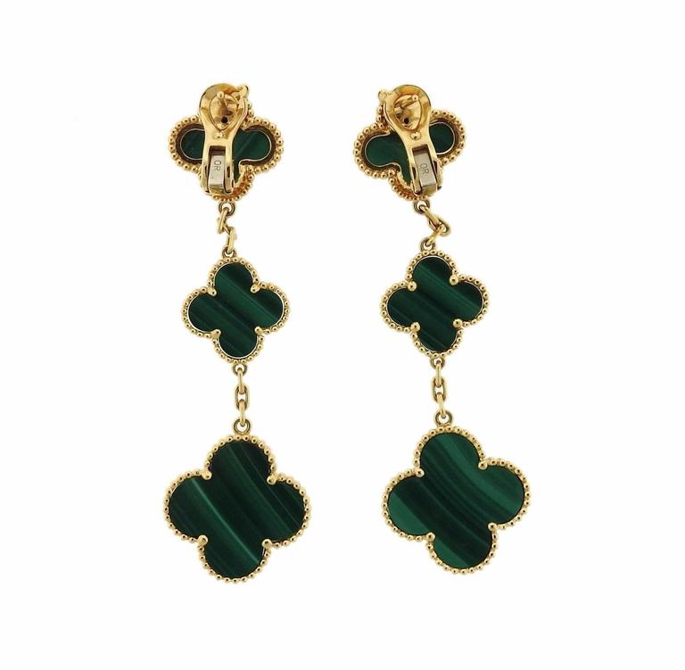 Van Cleef & Arpels Magic Alhambra Diamond 3 Clover Earrings – Cris Notti  Jewels