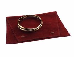 Cartier Trinity Tri Color Gold Rolling Bangle Bracelet