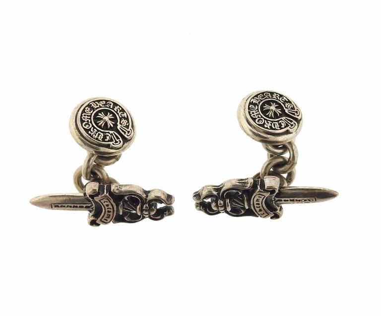 CHROME HEARTS(クロムハーツ)DAGGER CUFFLINKSカフス CHROME HEARTS(クロムハーツ)DAGGER CUFFLINKSカフス メンズ