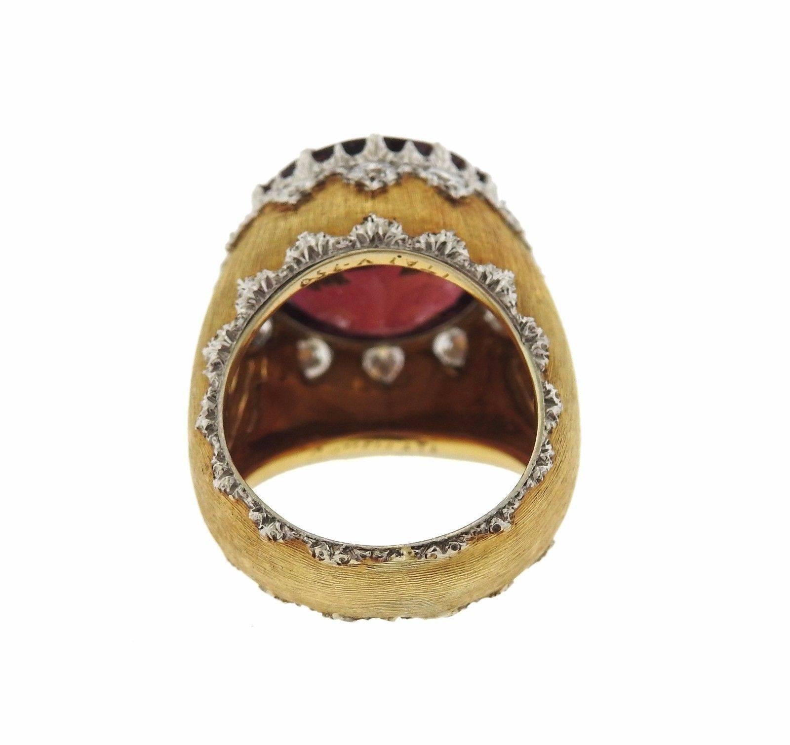 Women's Mario Buccellati Large Tourmaline Gold Ring