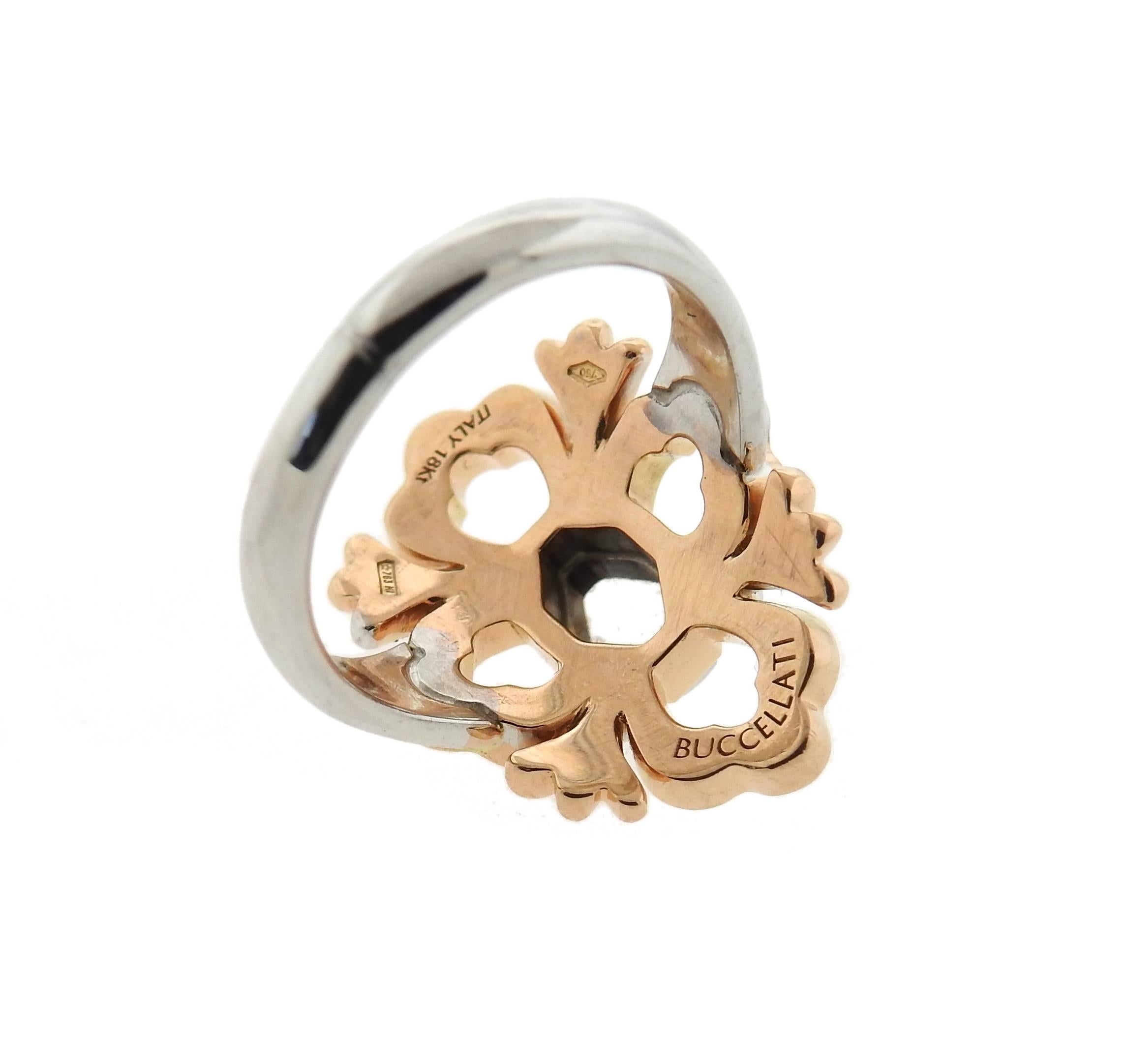 Buccellati Rose White Gold Opera Ring at 1stDibs | buccellati opera ring