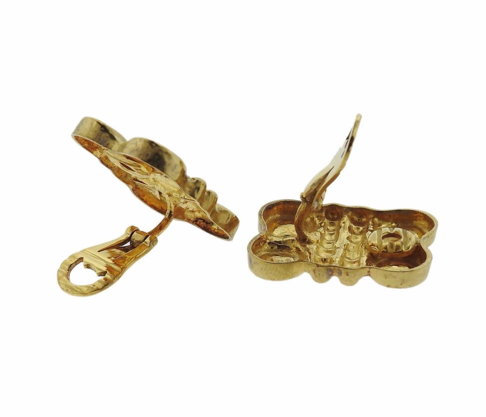 Impressive Zolotas Greece Gold Necklace Earrings Set In Excellent Condition In Lambertville, NJ