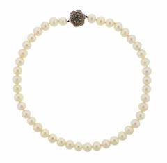 Buccellati Gold Pearl Sapphire Emerald Ruby Necklace