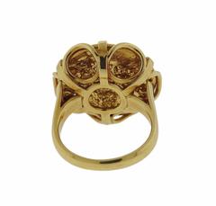 Rare Salvador Dali Gold Coin Medal Ring