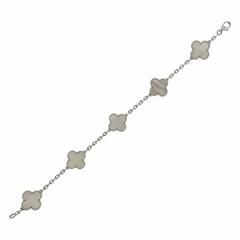 Van Cleef 
Arpels Used Alhambra Mother-of-Pearl Gold Bracelet