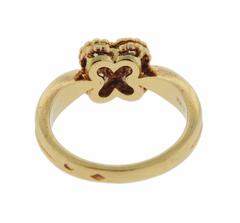 Van Cleef & Arpels Alhambra Diamond Gold Ring