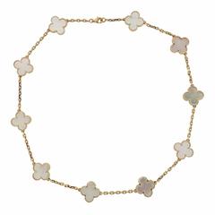 Van Cleef & Arpels Vintage Alhambra Mother-of-Pearl Necklace