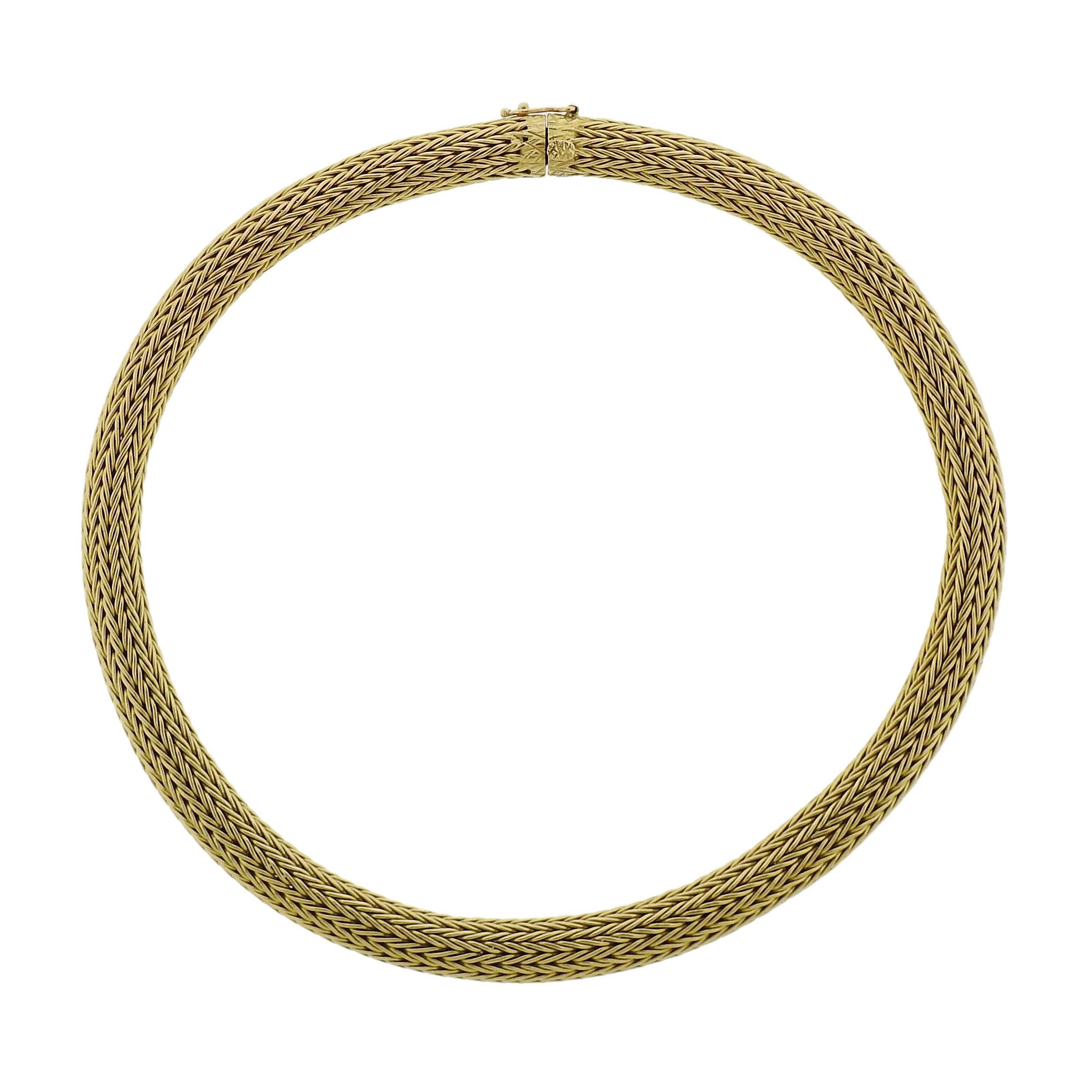 Classic Ilias Lalaounis Greece Gold Necklace