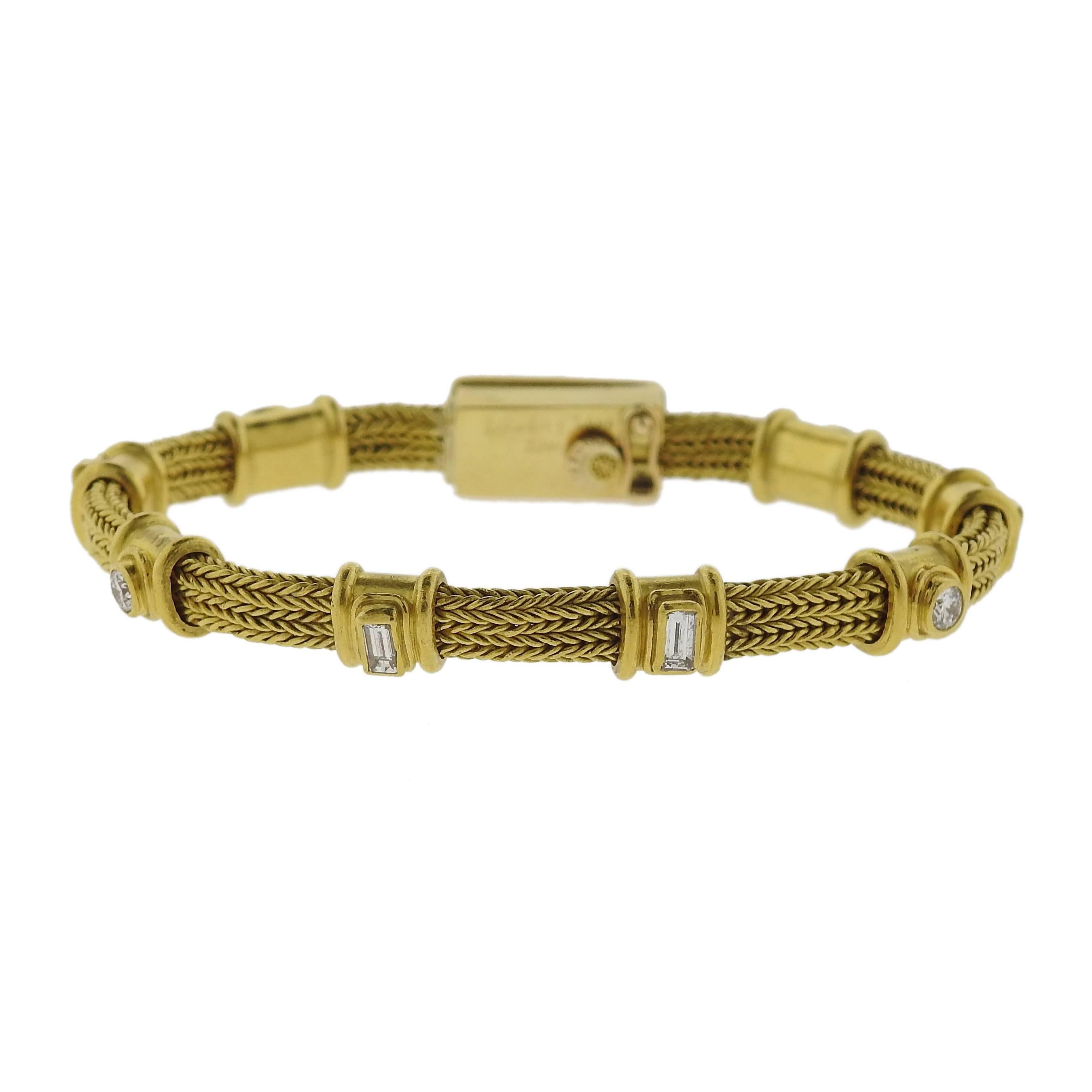Women's Bikakis & Johns Diamond Gold Bracelet