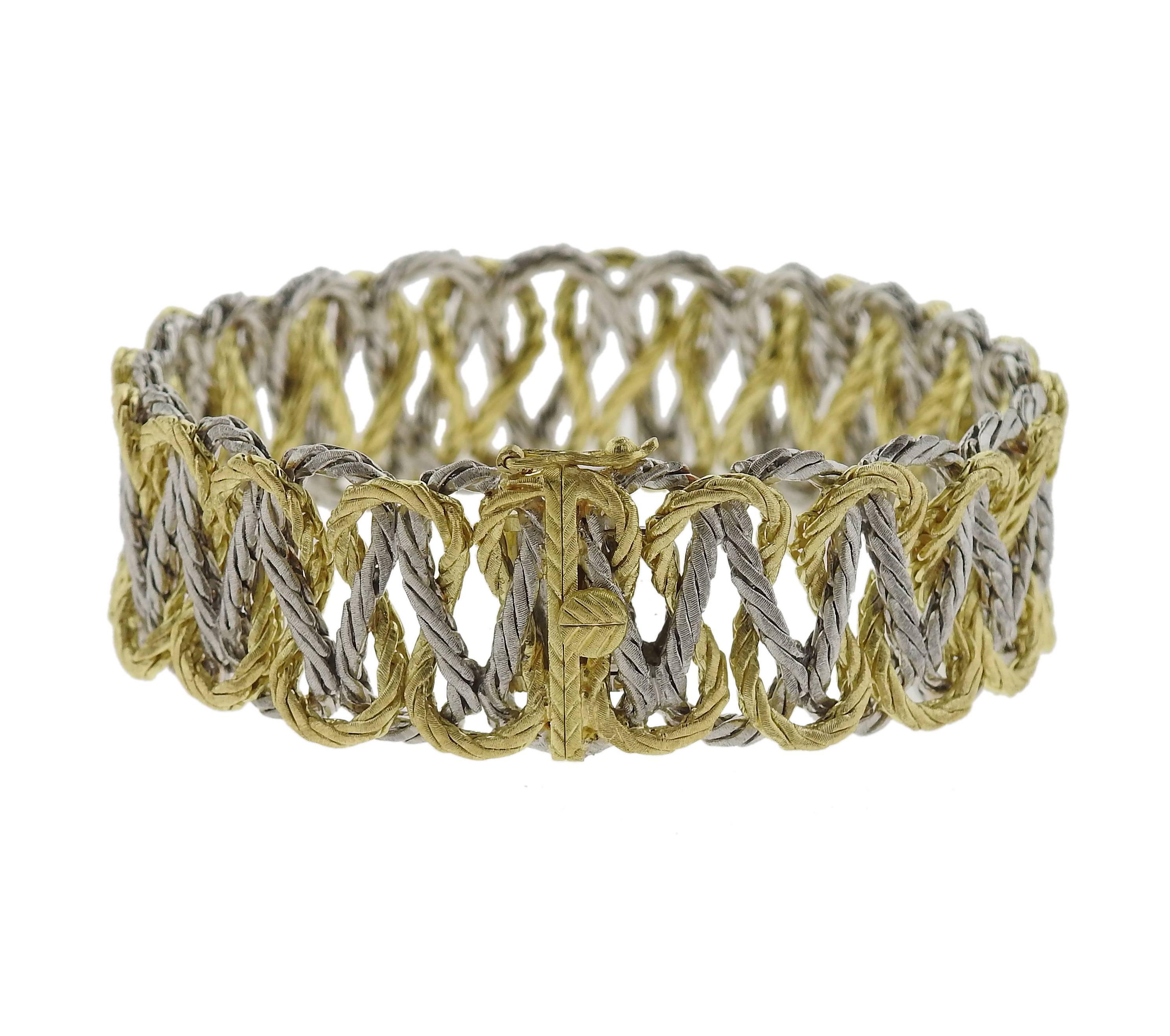 Buccellati Gold Woven Bracelet 3