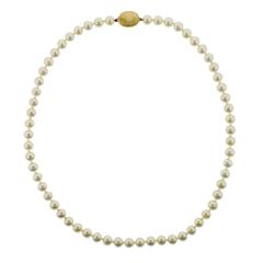 Buccellati Gold Pearl Classic Necklace