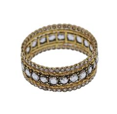 Buccellati Diamond Gold Wedding Band Ring