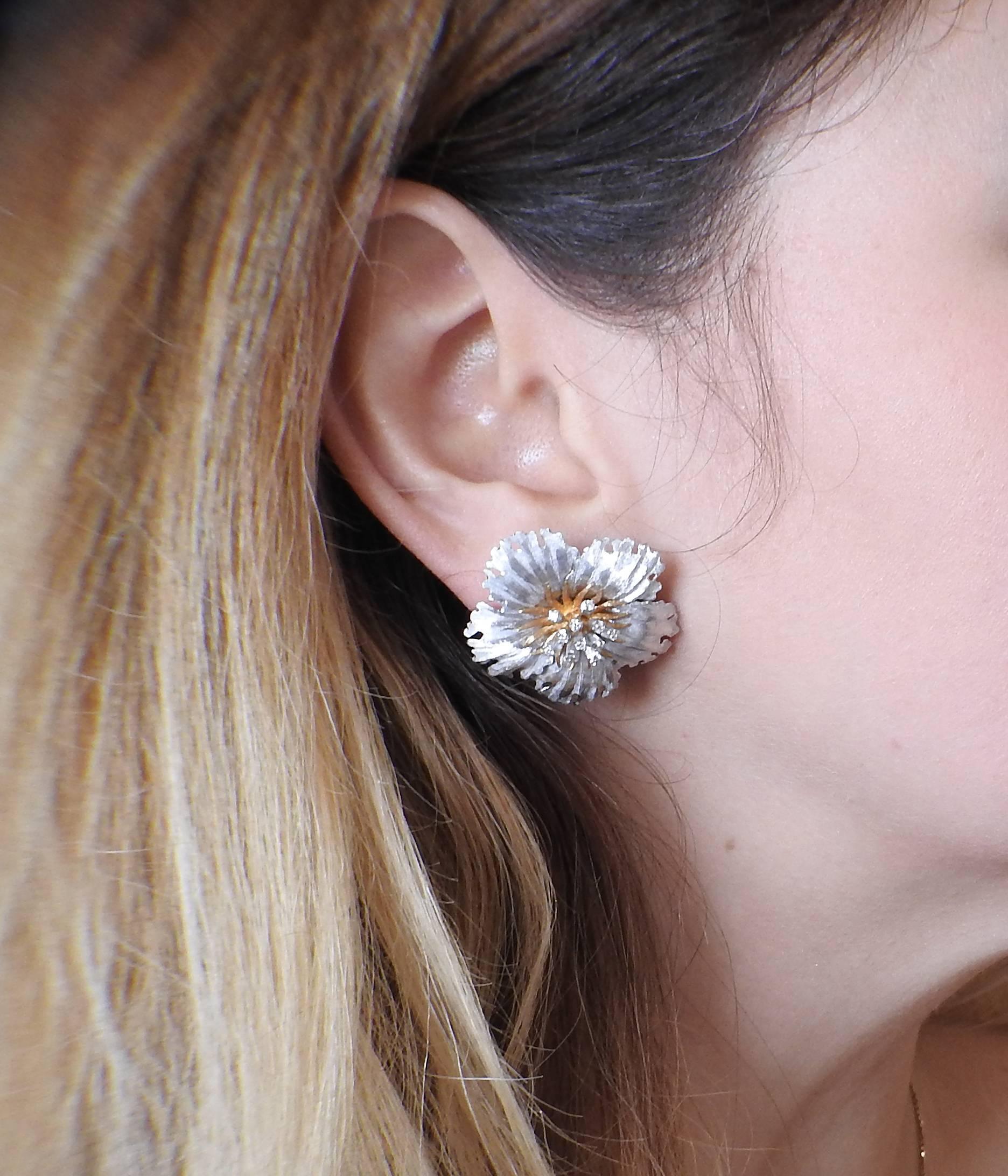 buccellati flower earrings