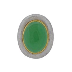 Buccellati Jade Cabochon Gold Ring