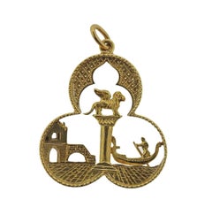 Nardi Venice Italy Gold Charm Pendant