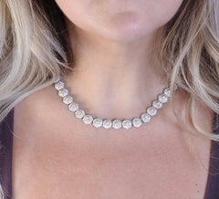 Buccellati Gold Diamond Flower Necklace