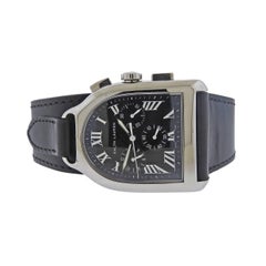 Ralph Lauren Stainless Steel Black Dial Chronograph Automatic Wristwatch