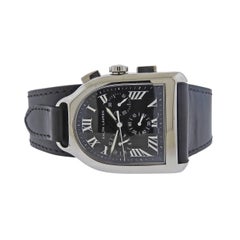 Ralph Lauren Stainless Steel Black Dial Chronograph Automatic Wristwatch