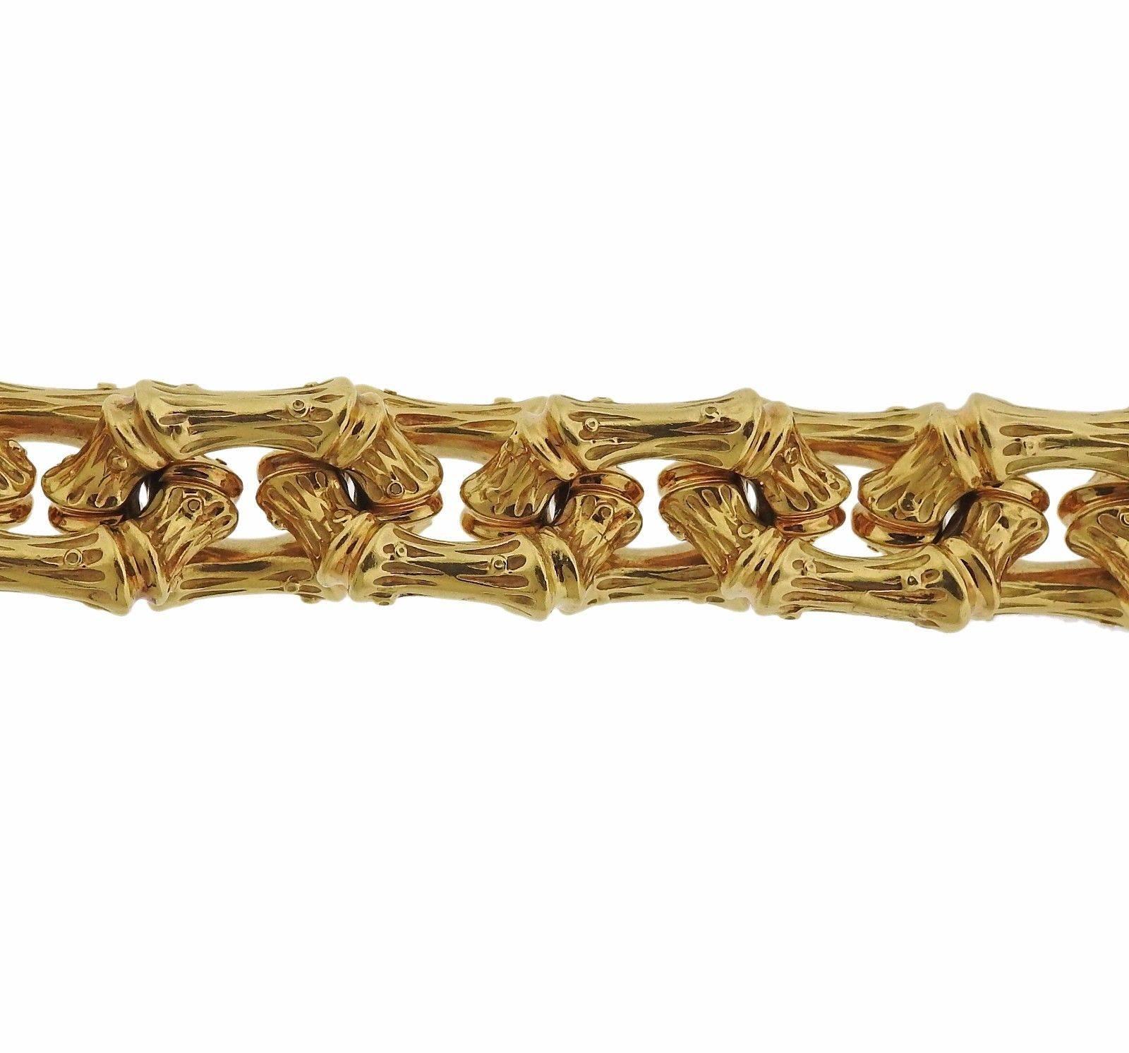 Tiffany & Co. Bamboo Link Gold Bracelet 1