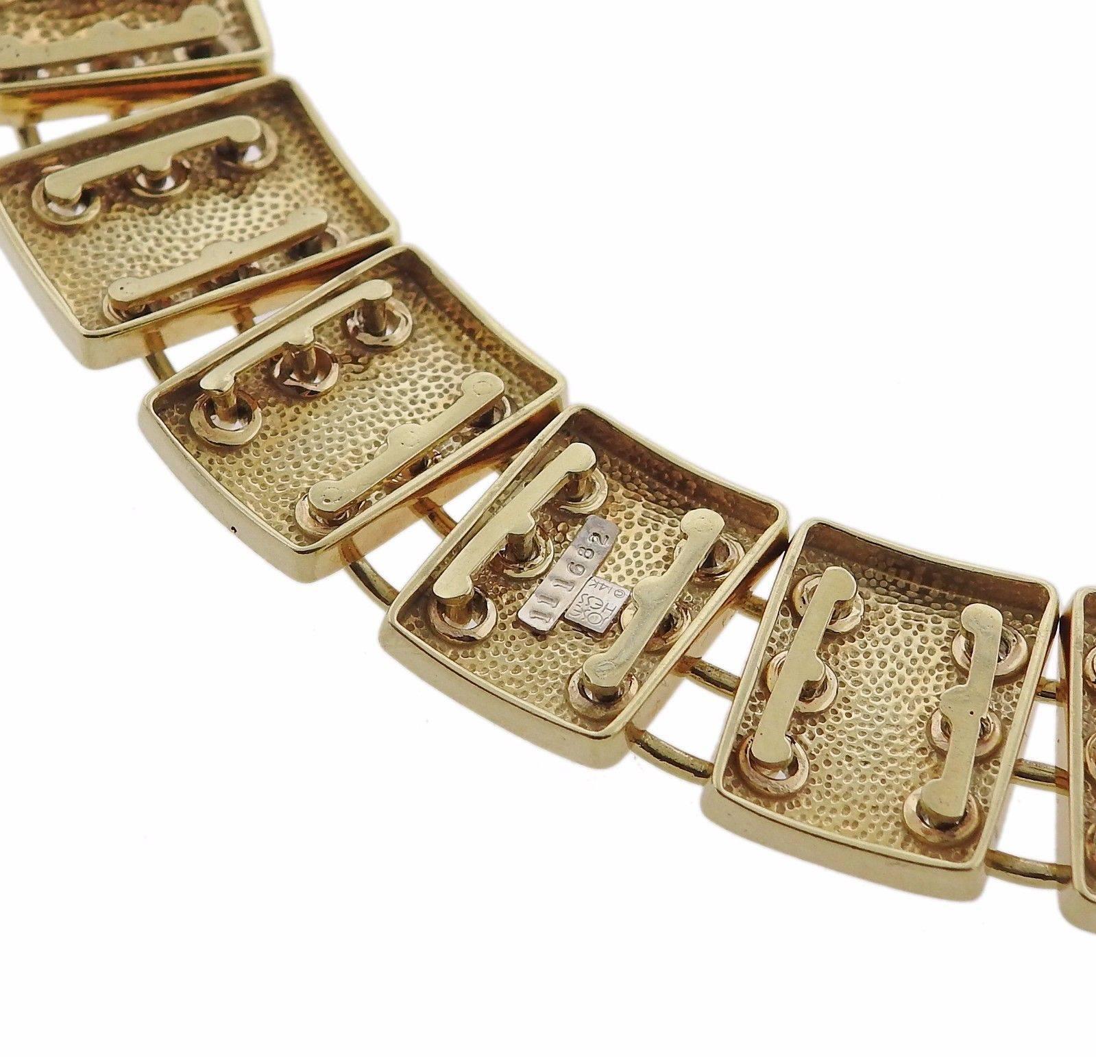 Women's Jose Hess Gold Link Necklace