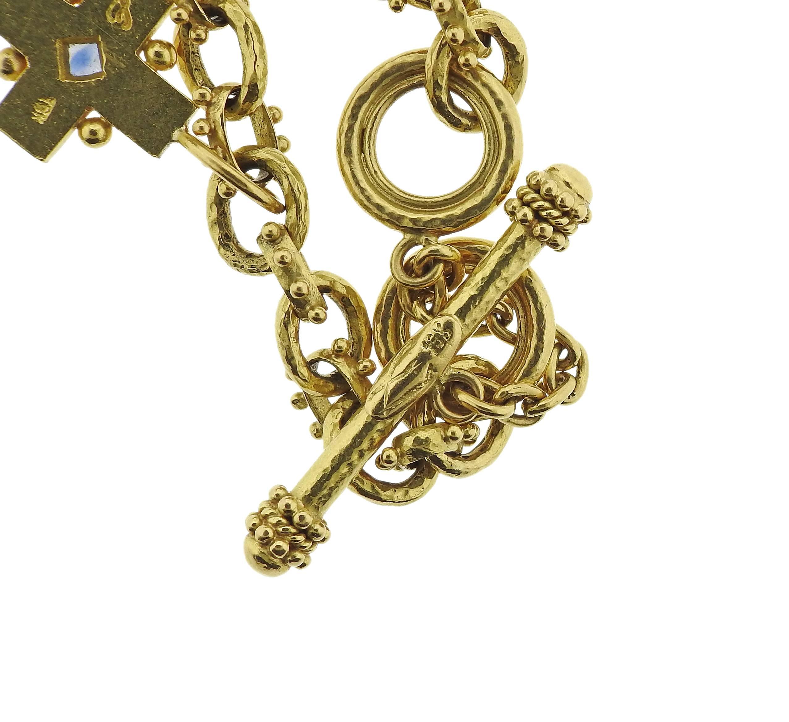 Elizabeth Locke Gold Charm Bracelet For Sale 2