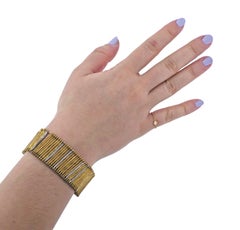 H. Stern Filaments Diamond Gold Bracelet
