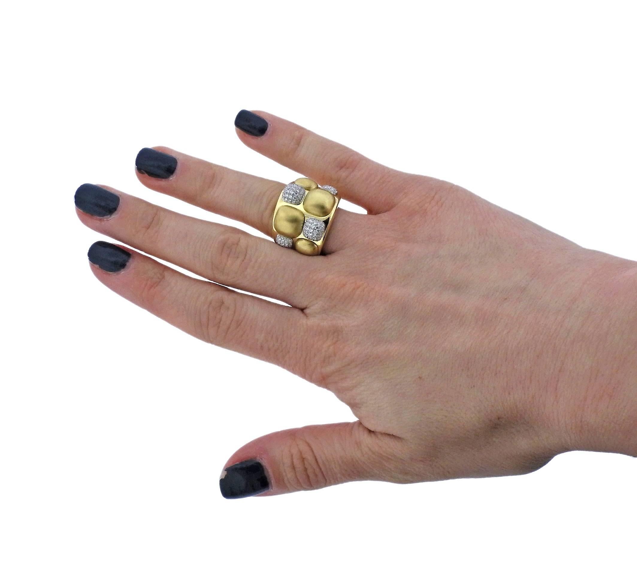 Women's Chimento Dune Diamond Gold Ring