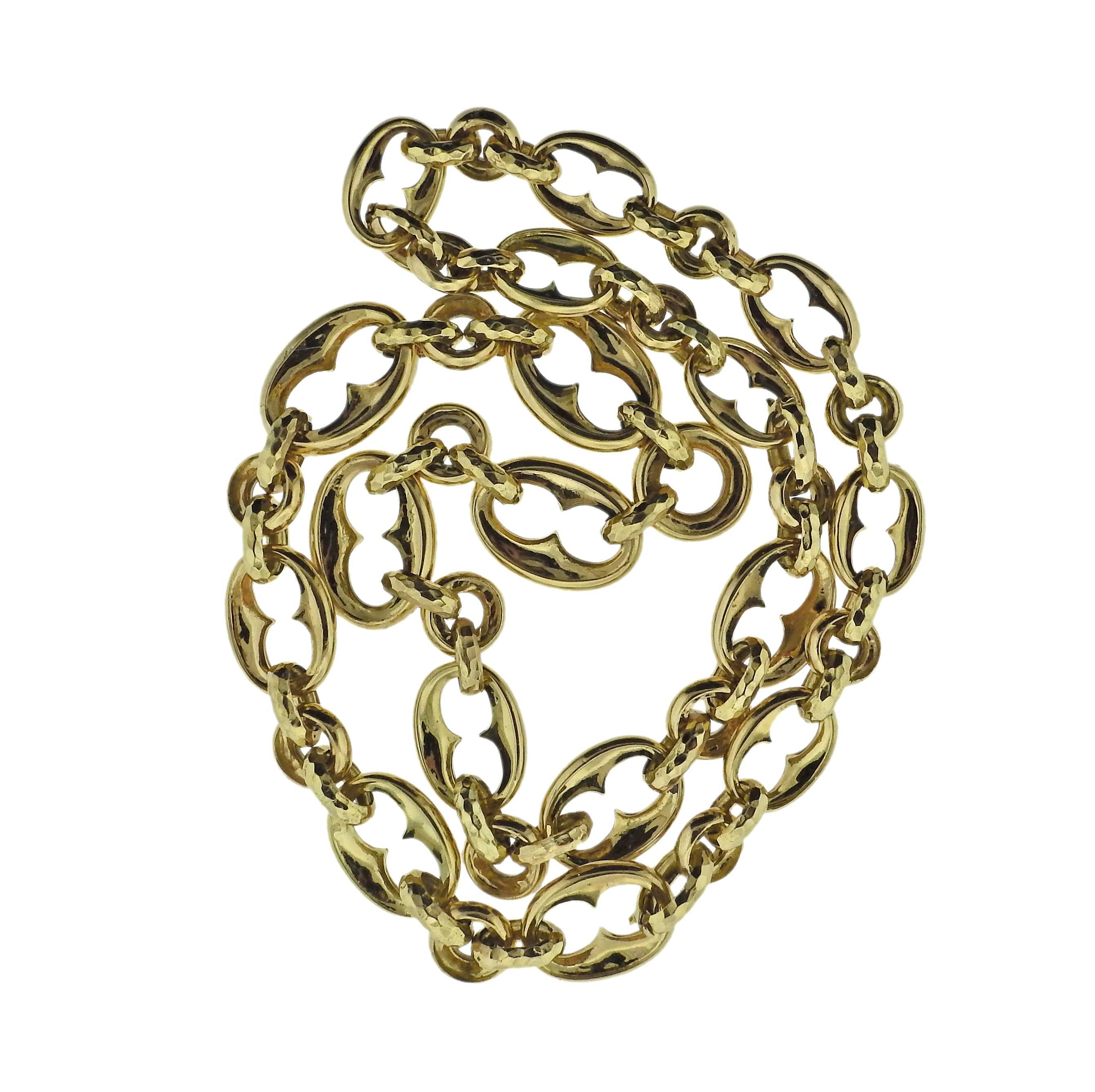 David Webb White Enamel Gold Necklace Bracelet Suite 1
