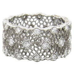 Buccellati Vintage White Gold And Diamond Nuovo Tulle Eternelle Ring  Available For Immediate Sale At Sotheby's