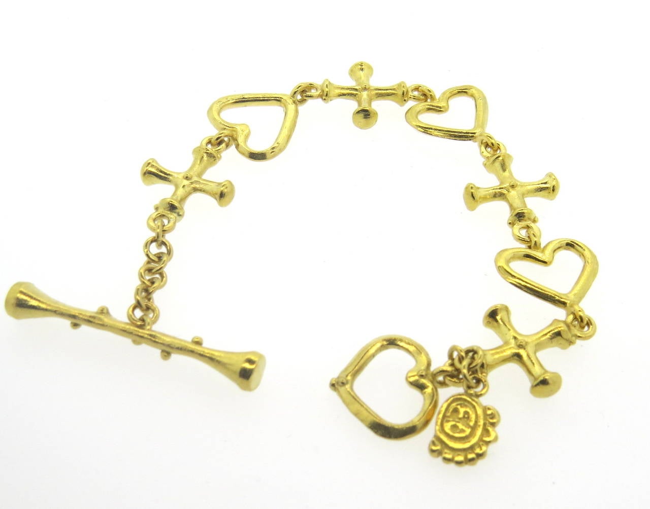 Women's Denise Roberge Gold Toggle Bracelet