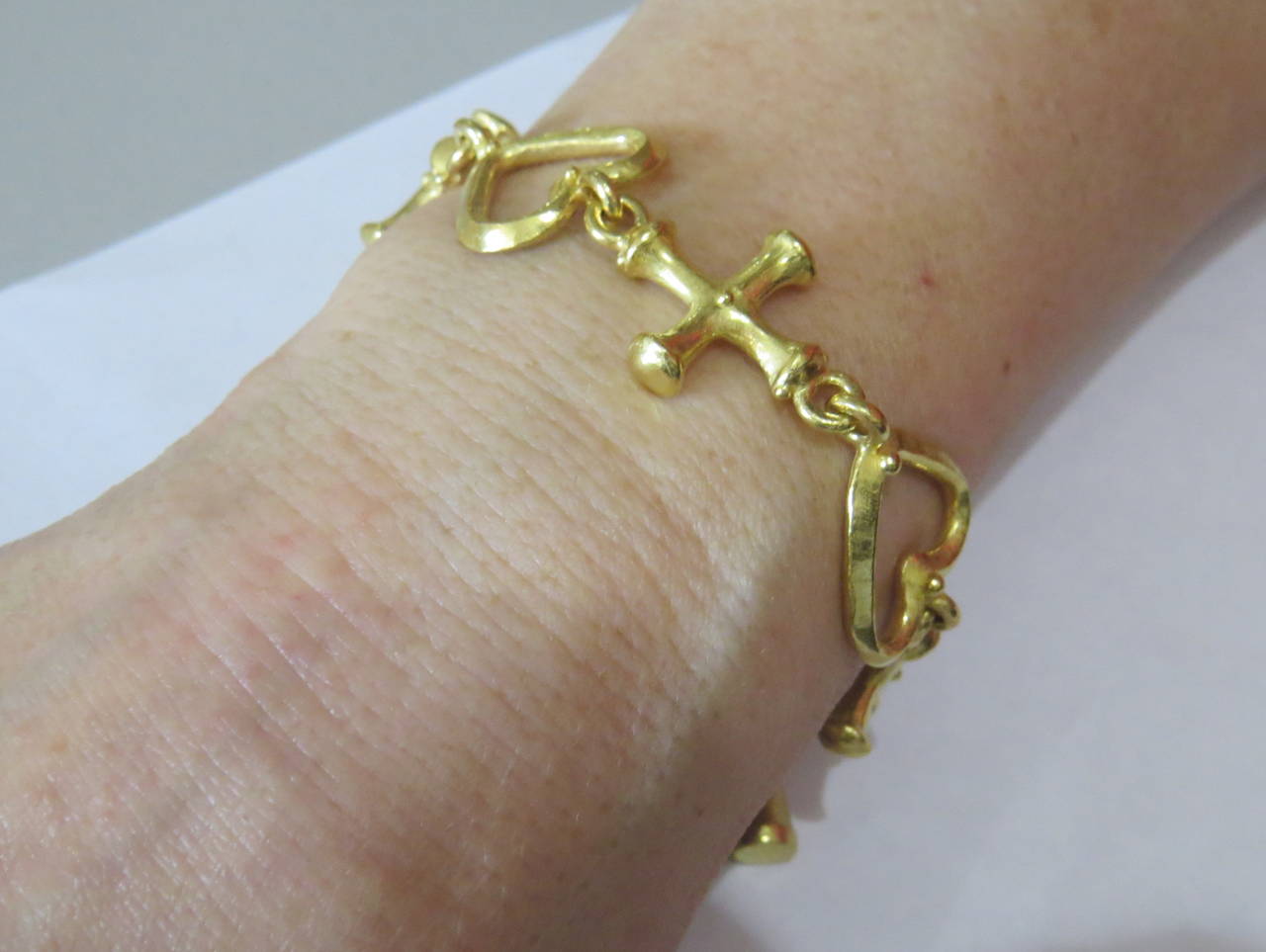 Denise Roberge Gold Toggle Bracelet 1