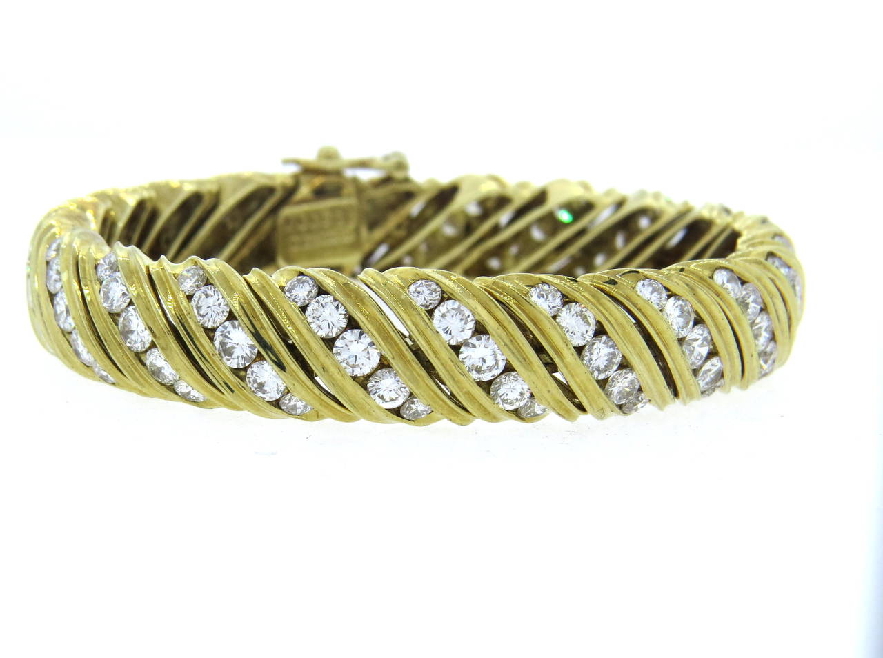 Jose Hess Fine Diamond Gold Bracelet 2