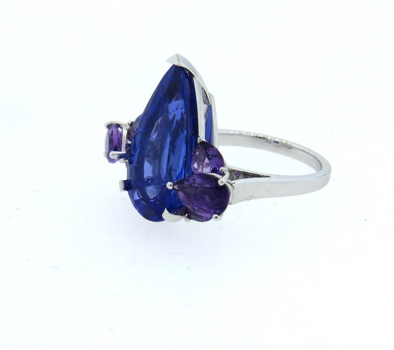 Chopard Tanzanite Amethyst Gold Ring 1