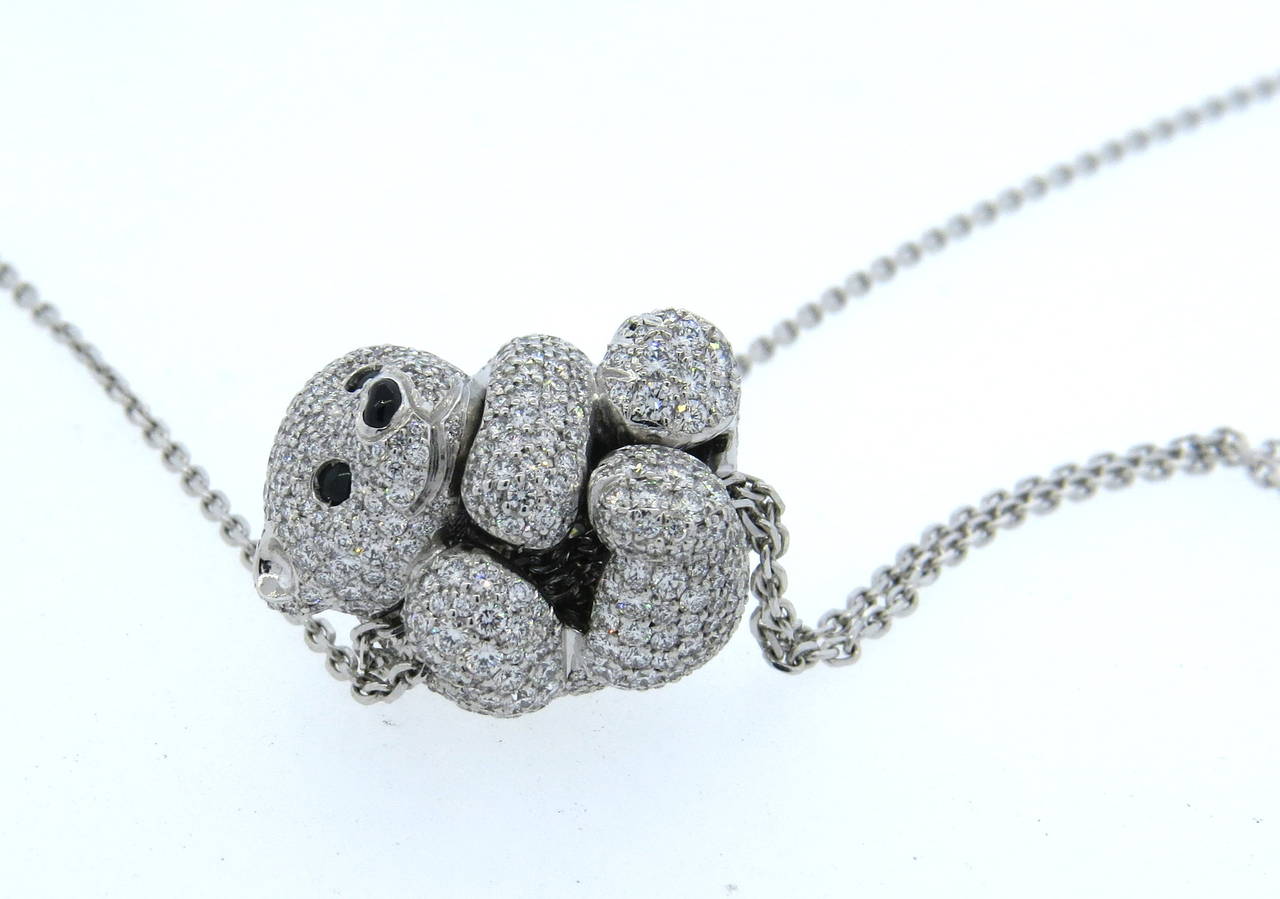 chopard bear necklace