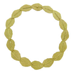 Classic Buccellati Gold Leaf Necklace