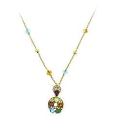 Bulgari - Astrale - Collier pendentif en or serti de diamants