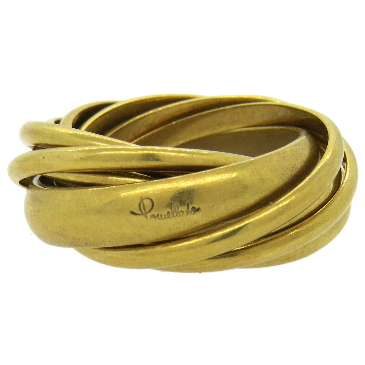 Pomellato Gold Multi Rolling Band Ring