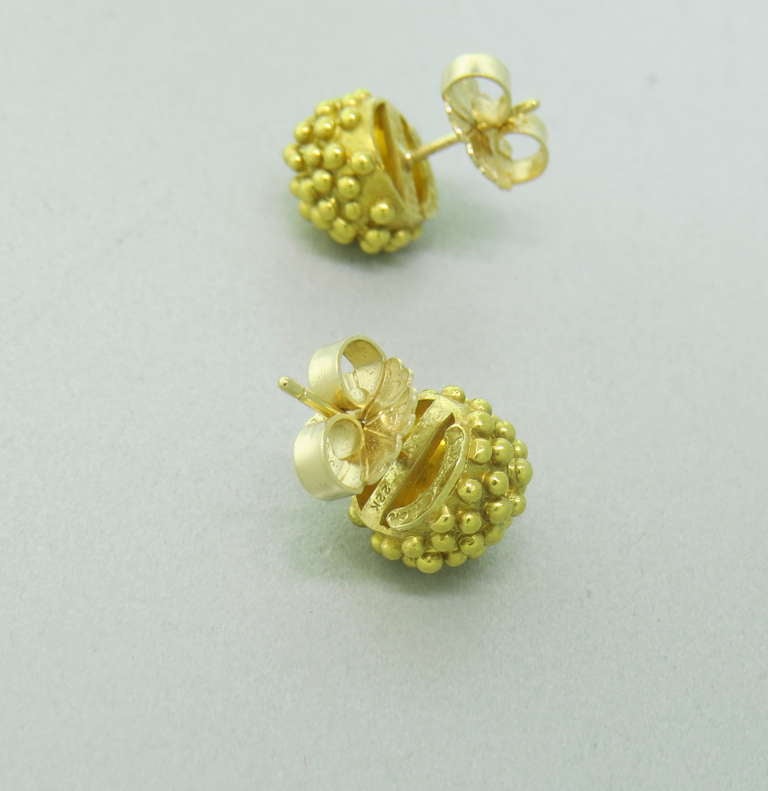 Women's Julius Cohen Gold Stud Earrings