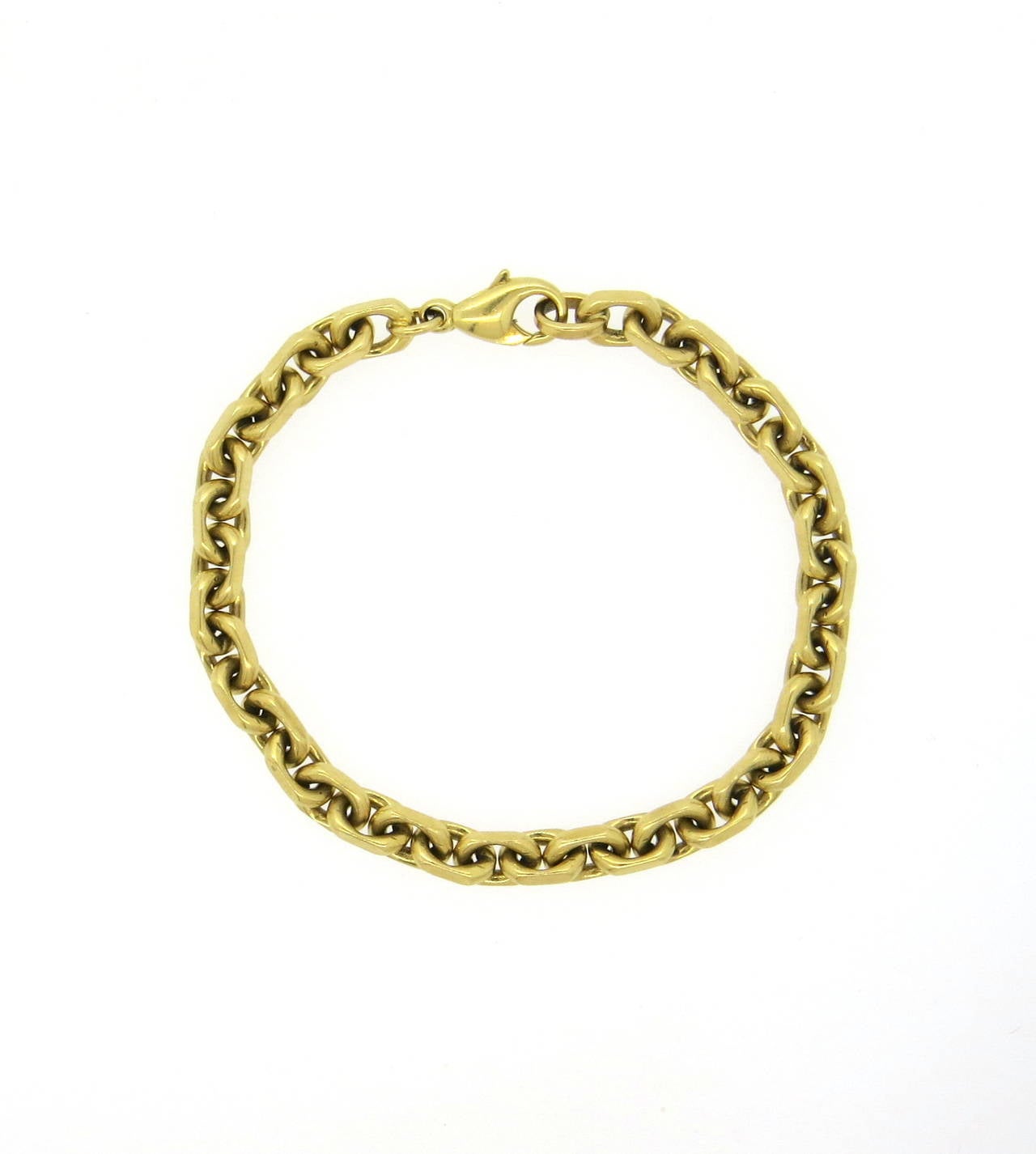 Tiffany & Co. Gold Oval Link Bracelet