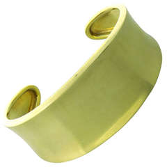Robert Lee Morris Yellow Gold Cuff Bracelet
