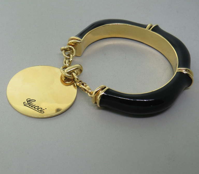 Women's Gucci Gold Bamboo Charm Bracelet