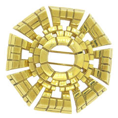 Tiffany & Co. Large Gold Brooch Pin