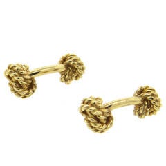 Tiffany & Co Woven Knot Cufflinks 6
